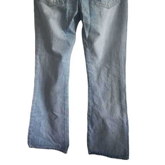 PARIS Blues Vintage High Waisted Peace Sign Jeans - Picture 4 of 6